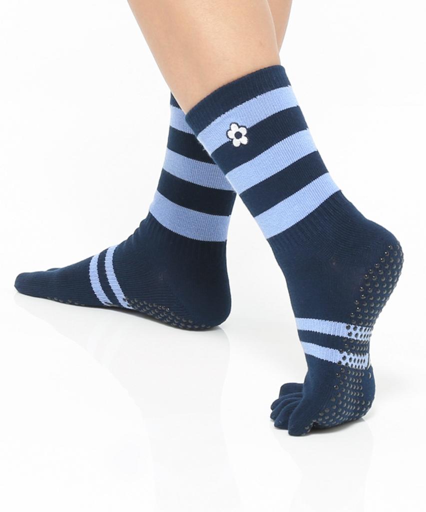 THUMBTOE Blueberry Socks Pilates Socks Toe Socks Non-Slip Socks