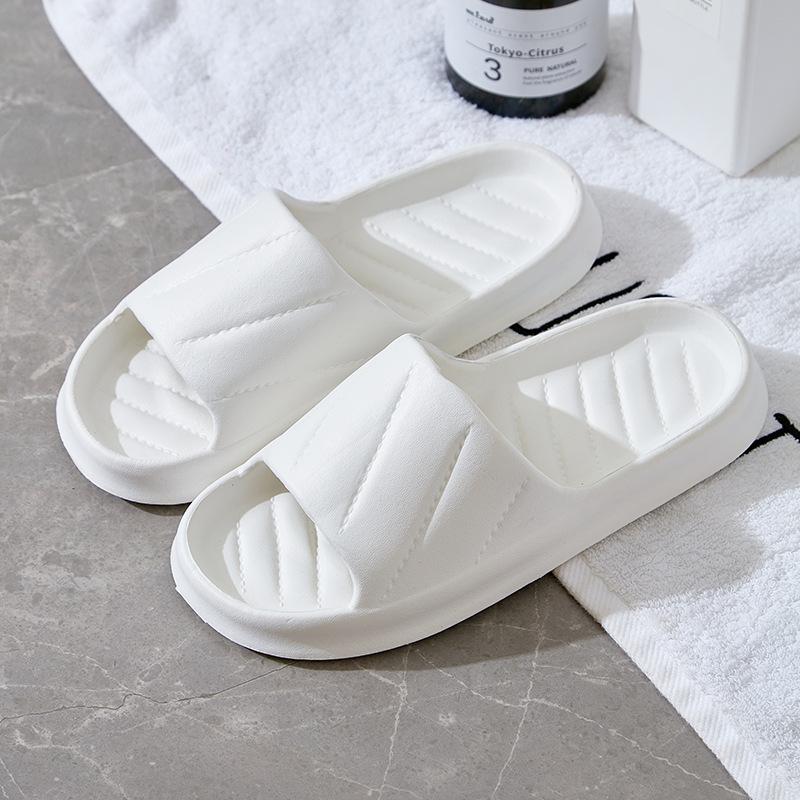 Summer slippers women's home use simple bathroom bath non-slip lightweight indoor bathroom men's cool slippers