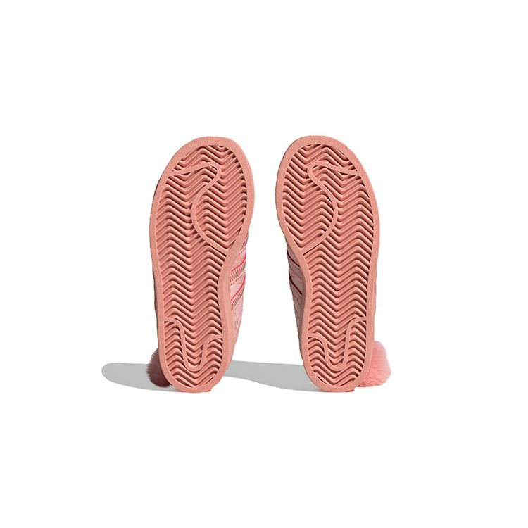 Adidas Originals Melting Sadness X  Superstar Casual Durable Low-Top Kids Sneakers Kids sneakers Orange Pink White ID9308