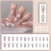 Blush Ice Transparent False Nails - Influencer Style, TikTok Trend, Girlish Manicure Patches