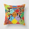 Home Decor Pillowcase African Style Pattern Sofa Decoration Cushion Cover Pillowcase Polyester Throw Pillow Funda De Almohada