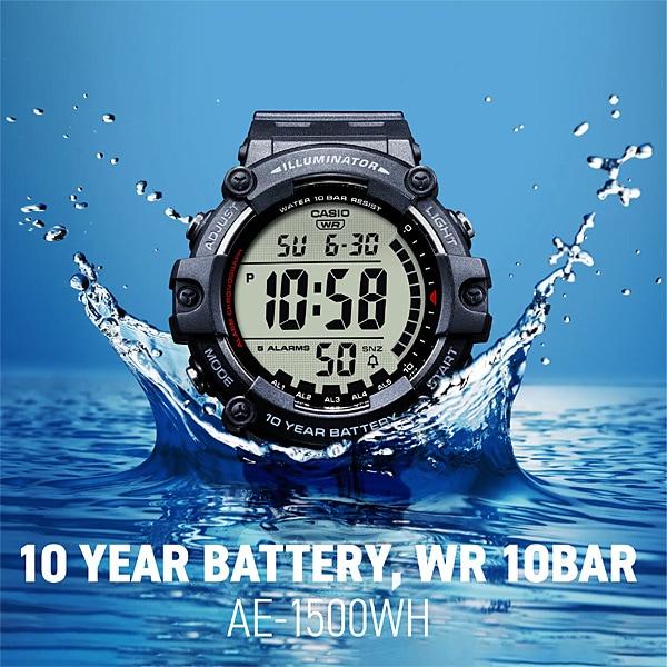 Casio     Ae 1500wh 1ajf [Casio Collection Multi Function Digital Watch]