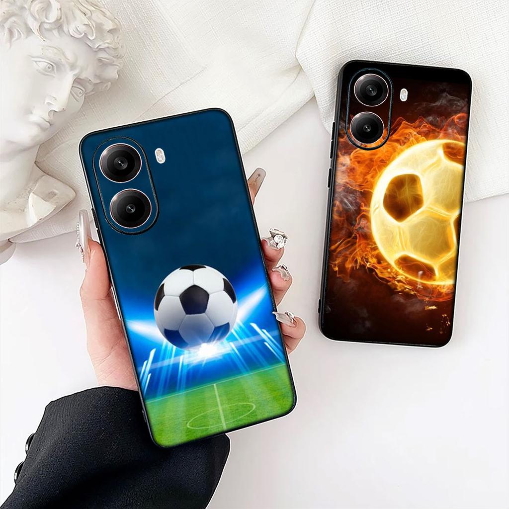 Soccer Football Love Protective Cover for Xiaomi Poco C85 C65 C75 X7 X6 M6 M8 F7 F8 Ultra F6 Pro Phone Case