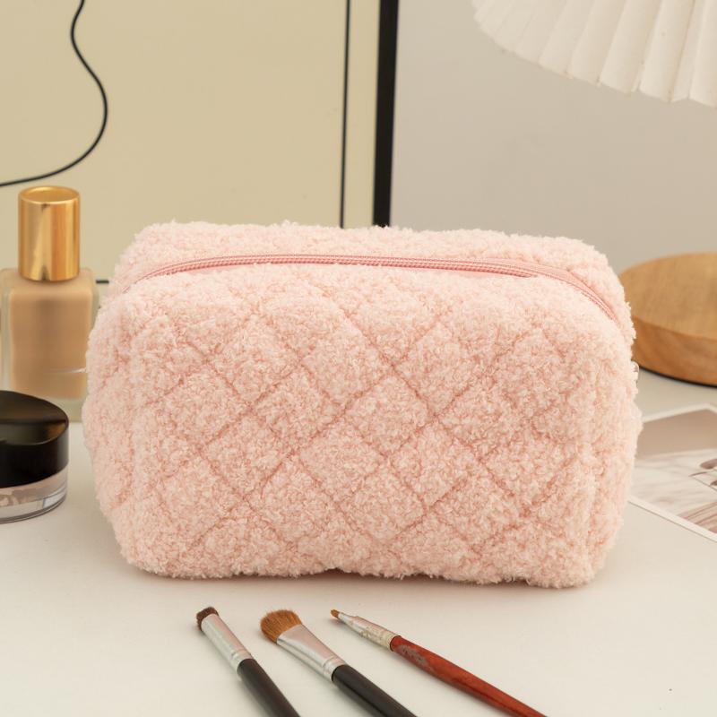Plush Makeup Bags Soft Travel Cosmetic Storage Bag Portable Organizer Pencil Case