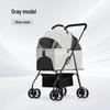 Lightweight Foldable Pet Stroller – Detachable Dog & Cat Pushcart for Walking
