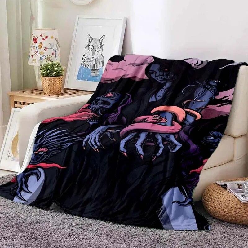 Junji Ito Tomie Kawakami Ghost Soft Plush Blanket,Flannel Blanket Throw Blanket for Living Room Bedroom Bed Sofa Picnic Cover 3D
