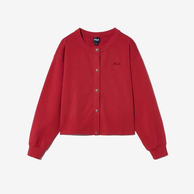 Crewneck Cardigan Fs2fth1152f Red