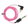 Cablu RCA pentru tatuaj, lungime 1,8 m, cablu ultra subțire, flexibil, rezistent la uzură, pentru mașină de tatuat, cablu roz