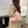 Y2K Plush Handbag Shoulder Bag Underarm Bags Suitable for Travel and Shopping