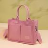 Japanese Minimalist Large-Capacity Crossbody Canvas Backpack & Versatile Tote Handbag.