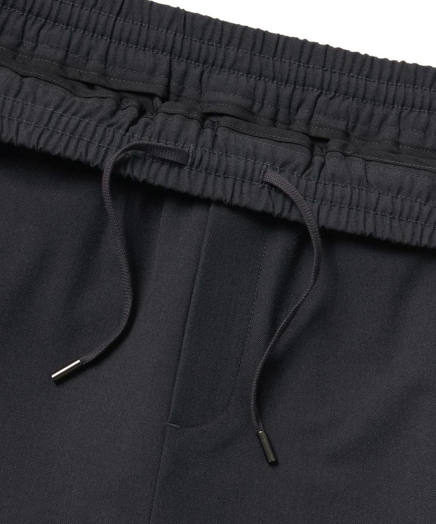 Musinsa Standard One-Pleat Wide Elastic Waist Slacks [Gray]