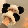 Bandă de Păr de Pluș Urechi de Panda Cerc de Păr Spălat Față Suport Păr Pentru Femei Bentițe de Păr Pufoase Cerc de Păr Desen Animat Accesorii de Păr pentru Machiaj