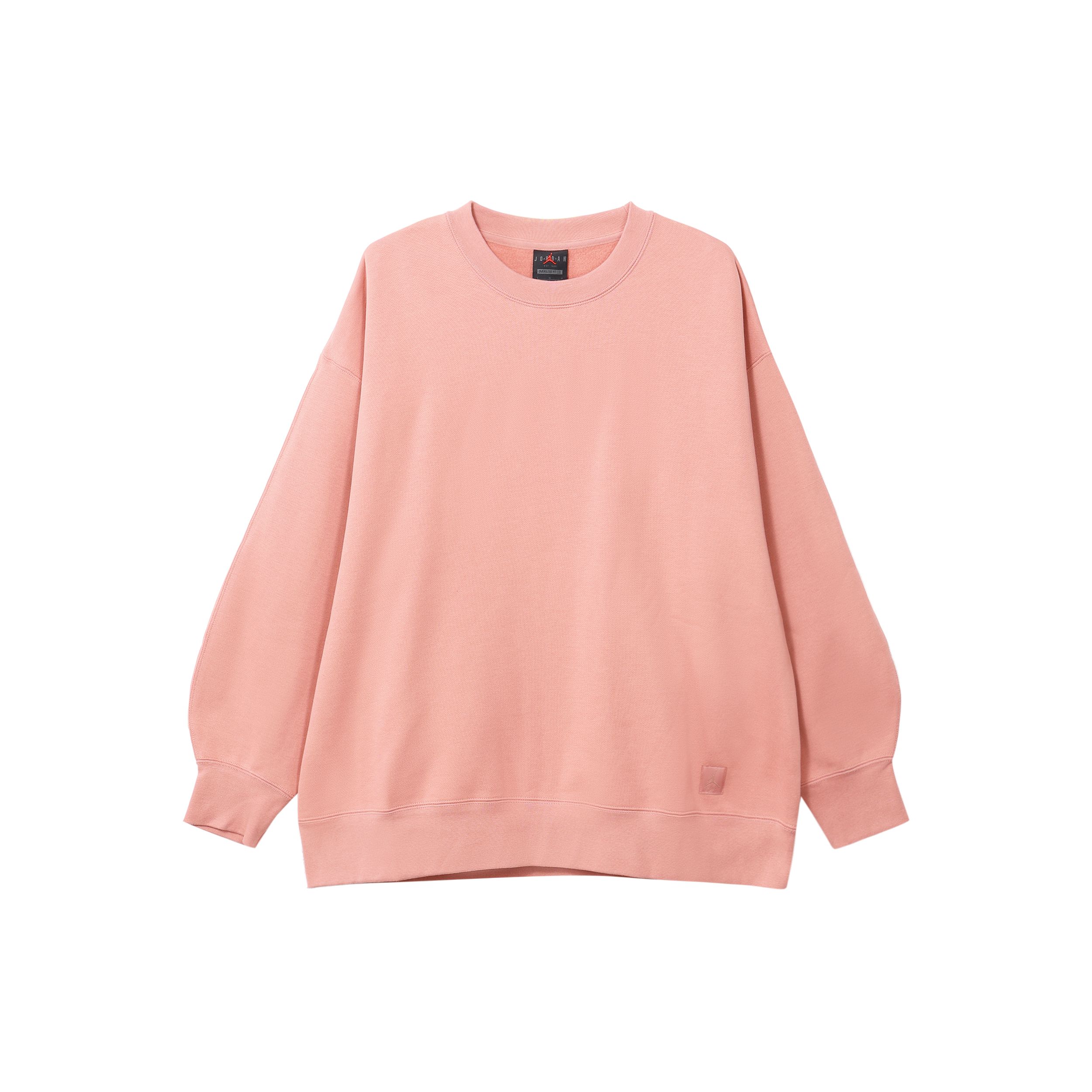 

Jordan Flight Solid с круглым вырезом, флисовая повседневная спортивная толстовка, женская толстовка Stardust-Red FB5117-618 M