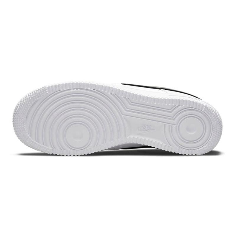 Nike Air Force 1 Low '07 Essential White Metallic Silver Black Women's Sneakers DD1523-100