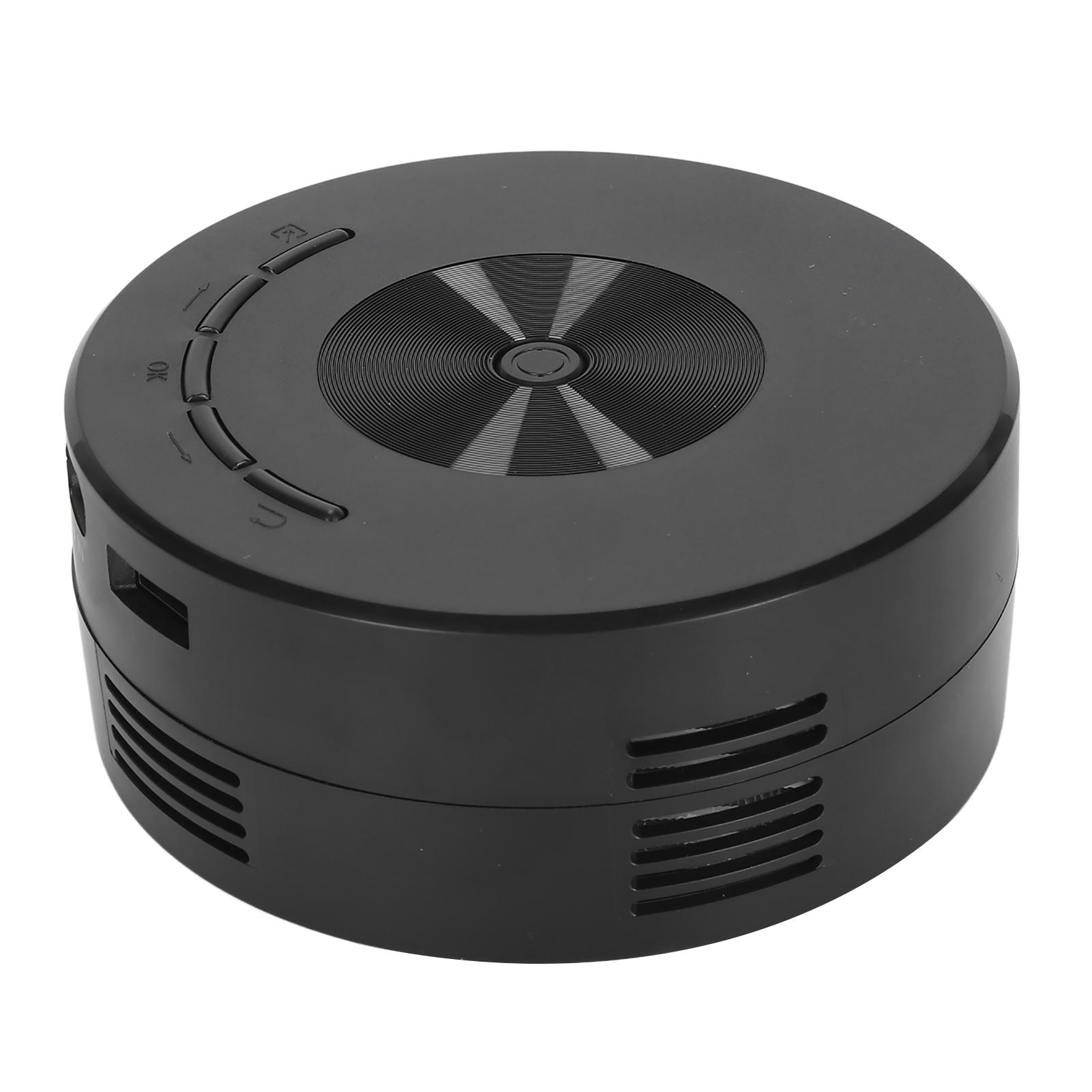 

Мини-проектор со встроенным динамиком и защитой глаз, карманный светодиодный проектор для домашнего кинотеатра, белый цвет чёрный