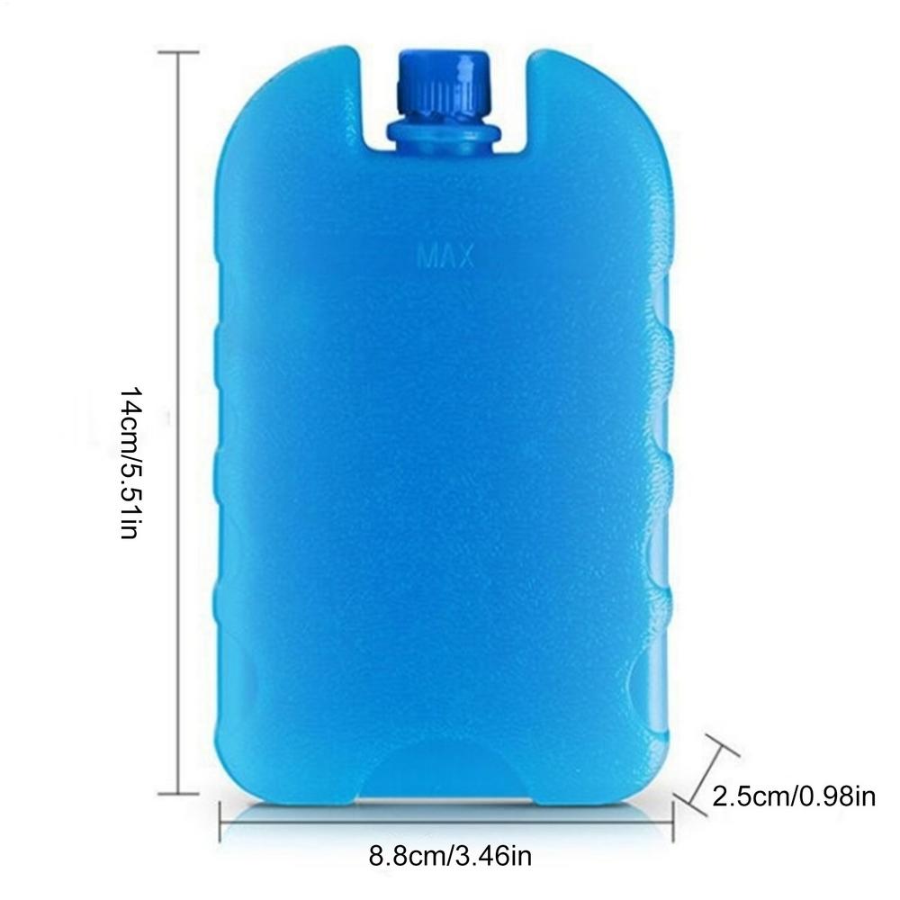 Reusable Ice Box PE Ice Crystal Box Refrigeration Keep Fresh Picnic Cooler Box Durable Air Conditioning Fan Ice Crystal Box