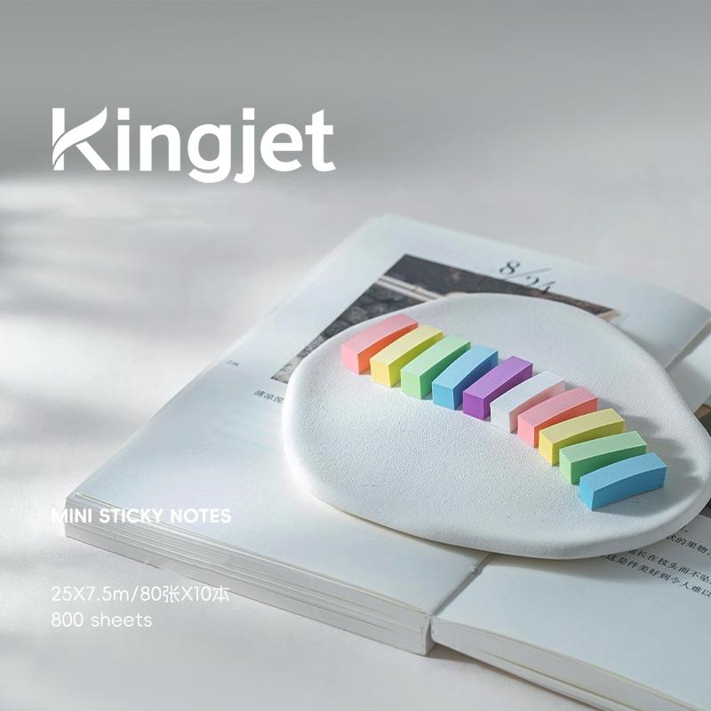 Mini Morandi Sticky Notes Set Fluorescent Index Stickers Memo Pad Self-Adhesive Label Stationery Office