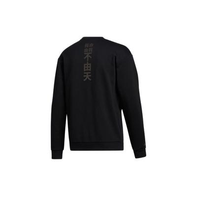 Sweatshirts Men's Black Crew Neck Moderate Regular GP6115