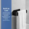 Wall Mounted Towel Rack Acrylic Towel Hanger  Bathroom Kitchen Toilet Laundry Room