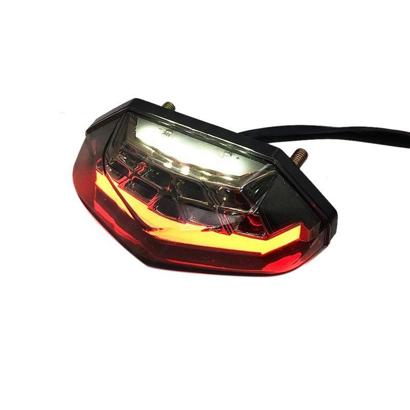 Authentic Motorcycle Universal 12V DC Signal Indicators Light Motorbike Bike Rear Brake Light
