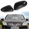 2PCS Left Right Side Door Wing Rearview Mirror Cover Replacement for Nissan Qashqai 2007 2008 2009 2010 2011 2012 2013 2014