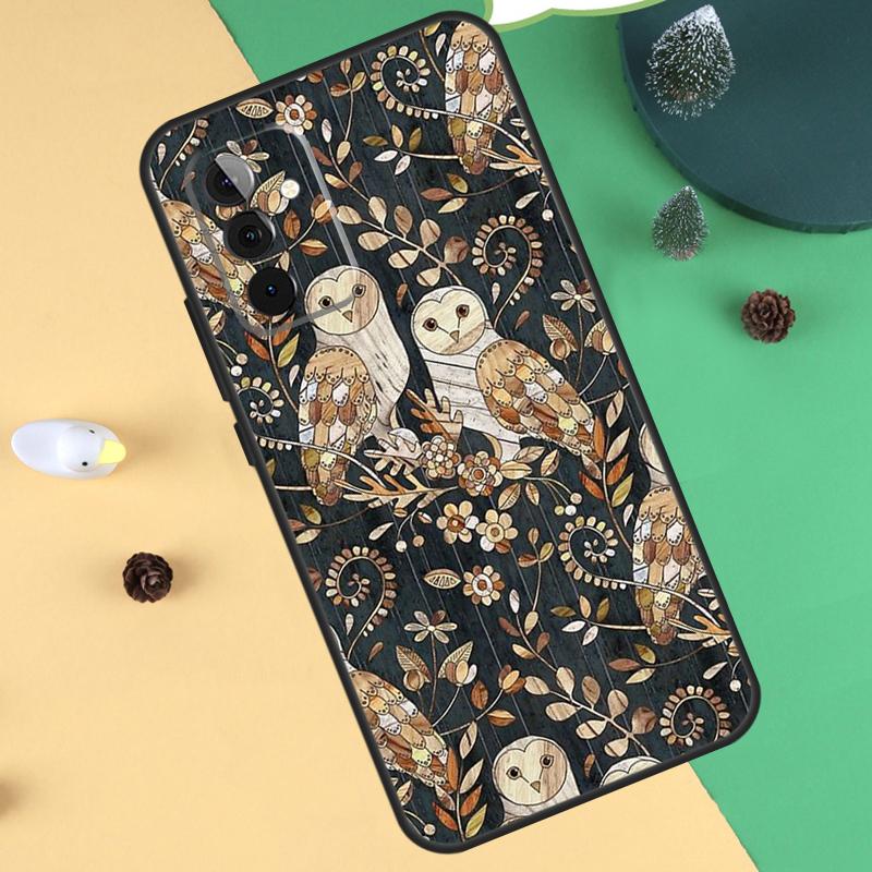 Owl Pattern Funda For Samsung Galaxy A35 A55 A15 A25 A53 A33 A13 A52 A32 A12 A51 A71 A14 A34 A54 Case