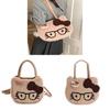 Hello Kitty Cartoon Plush Backpack For Women Men Daily Use Large Capacity Storage