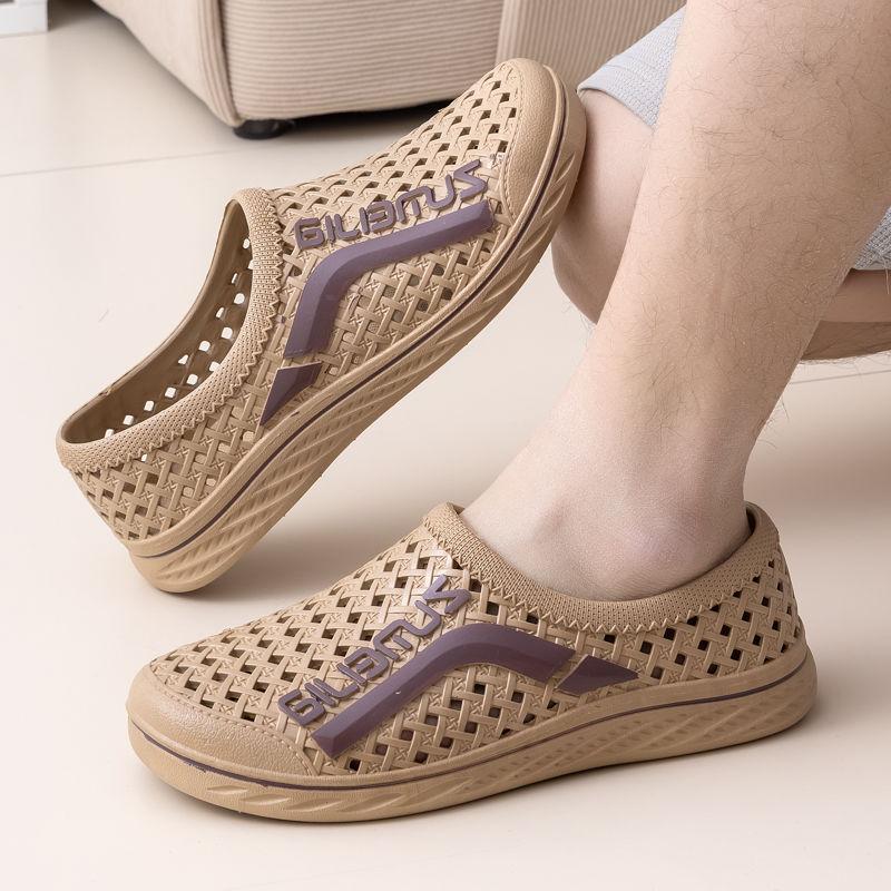 New Summer MenBeach Sandals Non-Slip Breathable Waterproof Sports Running Shoes for Chefs