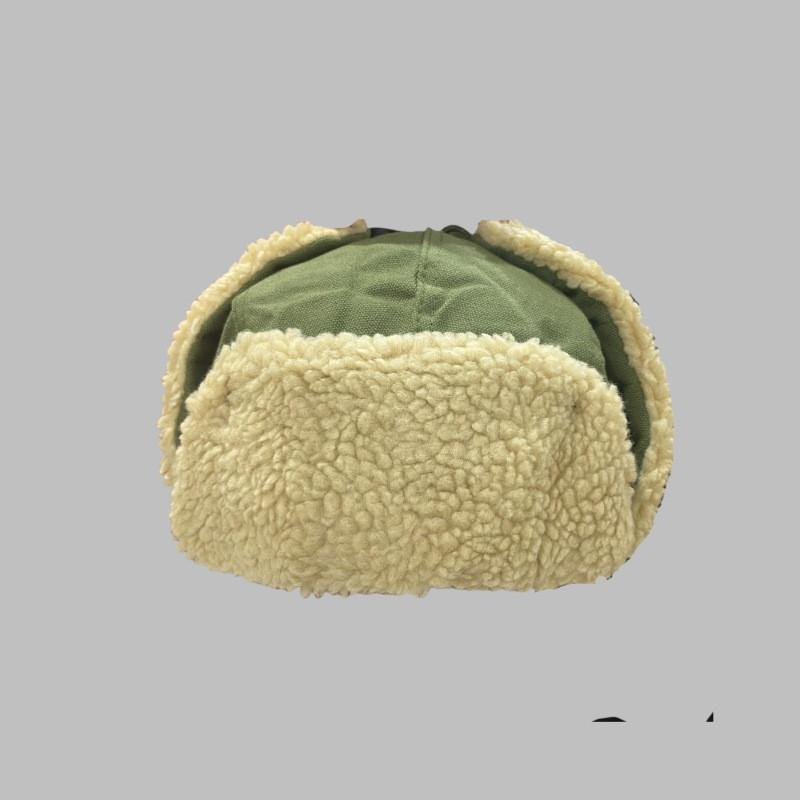 Winter Fleece Lined Aviator Hat With Ear Protection Windproof Warm Cap Outdoor Skiing Motorcycle Riding