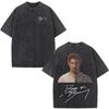 Summer Hot Sale Rapper Bad Bunny Washed Vintage T-shirt Debi Tirar Mas Fotos DTMF World Tour 2026 T Shirts Men Women Vintage Oversized Tshirt