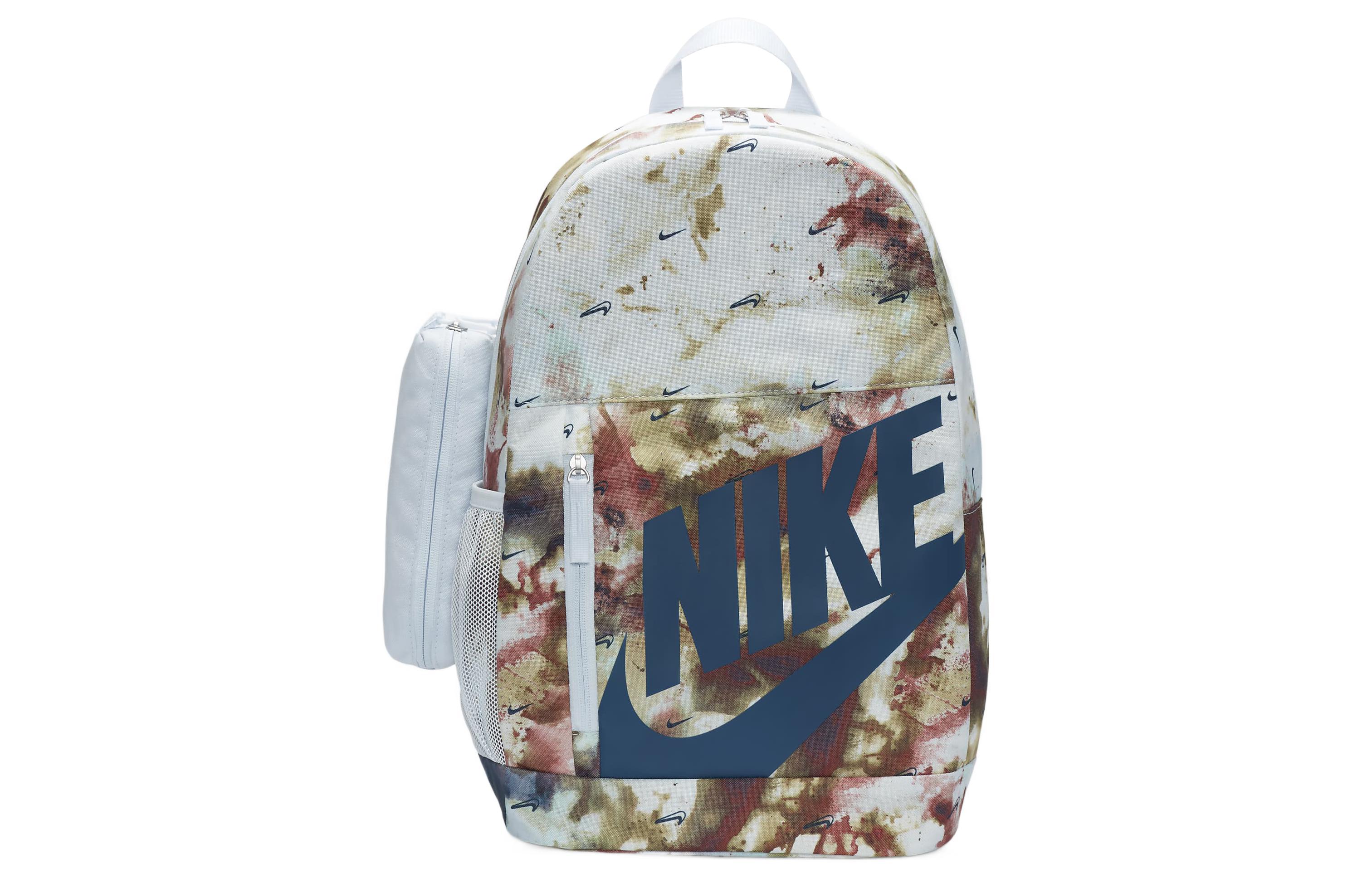Nike Elemental Fabric Backpack Small Unisex Soccer Gray/Grass Blue DQ5337-085