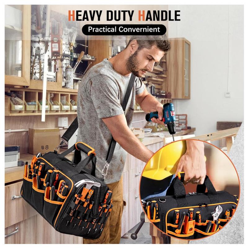Heavy-Duty 17-inch Wear-Resistant Oxford Tool Bag