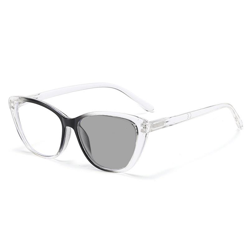 2026 New Cat-Eye Anti-Blue Light Presbyopia Glasses High-Definition Reading Eyewear with Spring-Loaded Temples 0 To +4.0