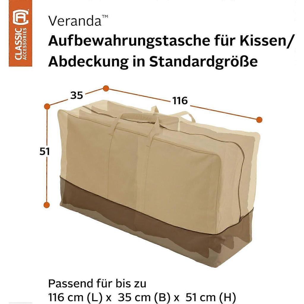 2025 Latest Model  Veranda Water-Resistant 45.5 Inch Patio Cushion and Cover