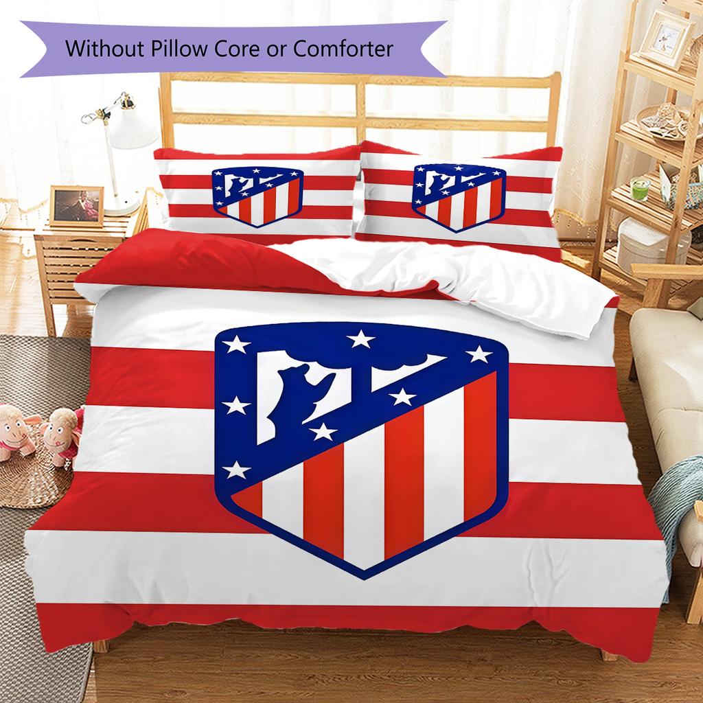 Set Copripiumino Trapuntato Atleti Copripiumino Federa Decorazione per la Casa Regalo di Compleanno (1 * copripiumino + 2 * federa, senza nucleo)