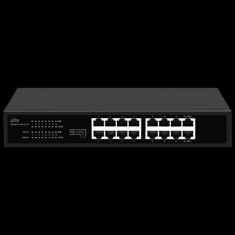 Uniview NSW2010-16GT-DT-V2 16-Port Gigabit Rack-Mount Switch CN-Stecker (Adapter enthalten)
