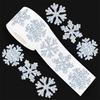 Party Christmas Gift Wrapping Label Children Scrapbook Stationery Stickers 500pcs Laser Christmas Snow Stickers