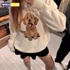 Japanese Sweet Cute Cartoon Print Knitted Sweater Women's Clothing Autumn Winter Knit Pullover Streetwear Long Sleeve Coats Tops