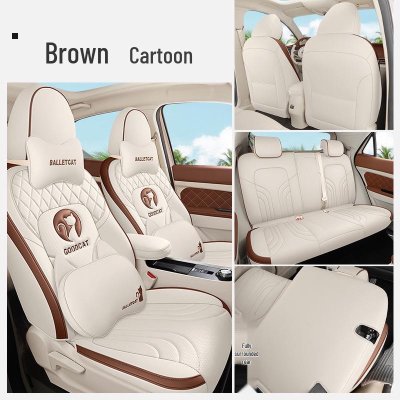 ZFL Sports Leather Seat Cushion Cover for Great Wall ORA Good Cat – All-Season Comfort