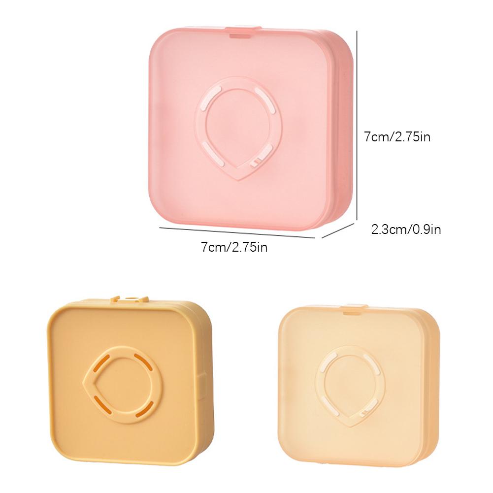 Přenosné úložné boxy na labutěnky Prodyšné pouzdro na make-up Velkoobchodní pouzdro Organizér Držák Puff Spong H6G0