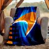 Mc-Laren Blanket Flannel Throw for Sofa, Travel, Camping, Livingroom, Office, Chair and Bed Soft and Warm Holiday Birthday gifts