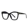 Vintage Oversized Cat Eye Anti Blue Light Reading Glasses Women Men Finished Presbyopia Eyeglasses Customized Prescription Glass