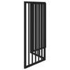 Vidaxl Foldable Dog Gate, 3 Panels, Black, 150 Cm