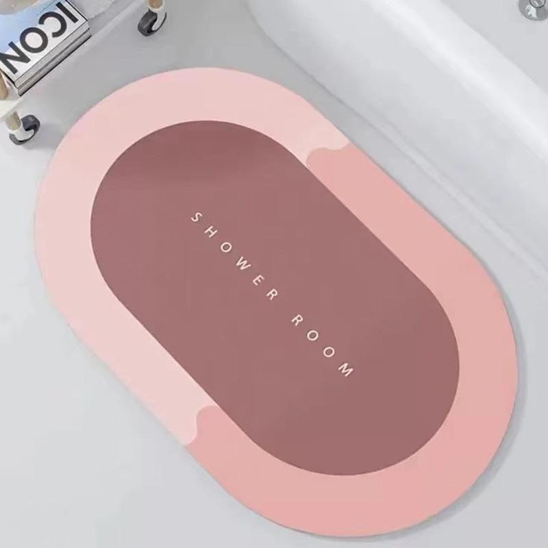 A Non-slip Bath Mat, Ultra-absorbent and Quick-drying Soft Shower Floor Mat, Machine Washable, Suitable for Bathrooms and Bedrooms, Home Bathroom Rugs