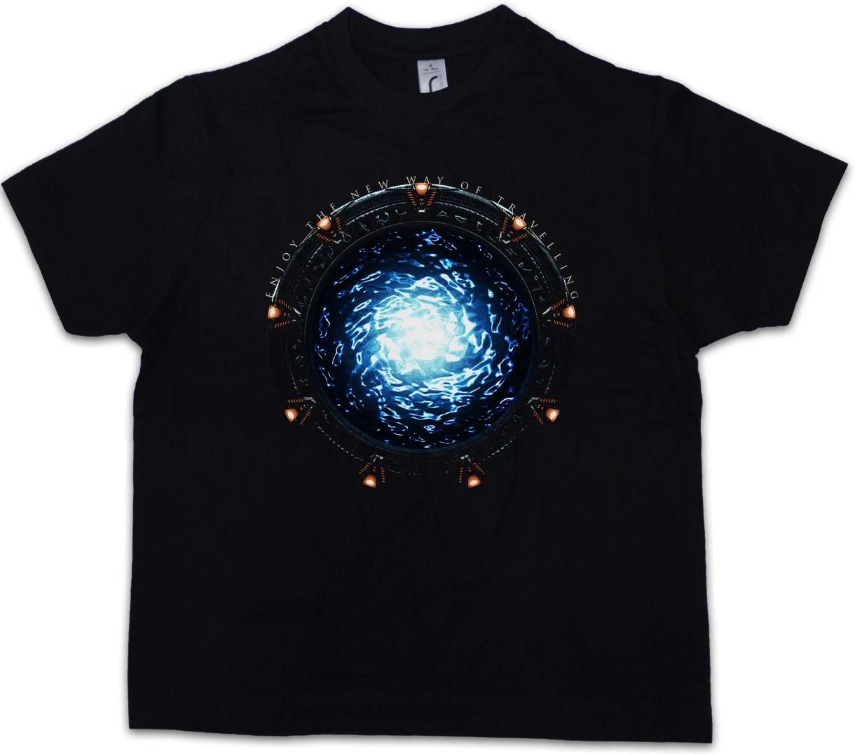 STARGATE PORTAL Kids Boys T-Shirt Movie SG-1 Atlantis TV Serie Infinity Stargate 120