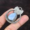 Owyhee Blue Opal Pendant Top Quality Gemstone Jewelry 925 Sterling Silver Pendant Handmade Stylish Jewelry Gift For Mother Brand New Jewelry