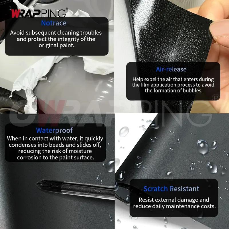 Frosted Dark Gray Films Wrap Vinyl Car Tuning Accessories Motorcycle Stickers Auto Outdoor Accessories Supplies Car Body Films