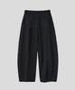 HOOVES Garment Washed Double-Pleat Pants [Black]