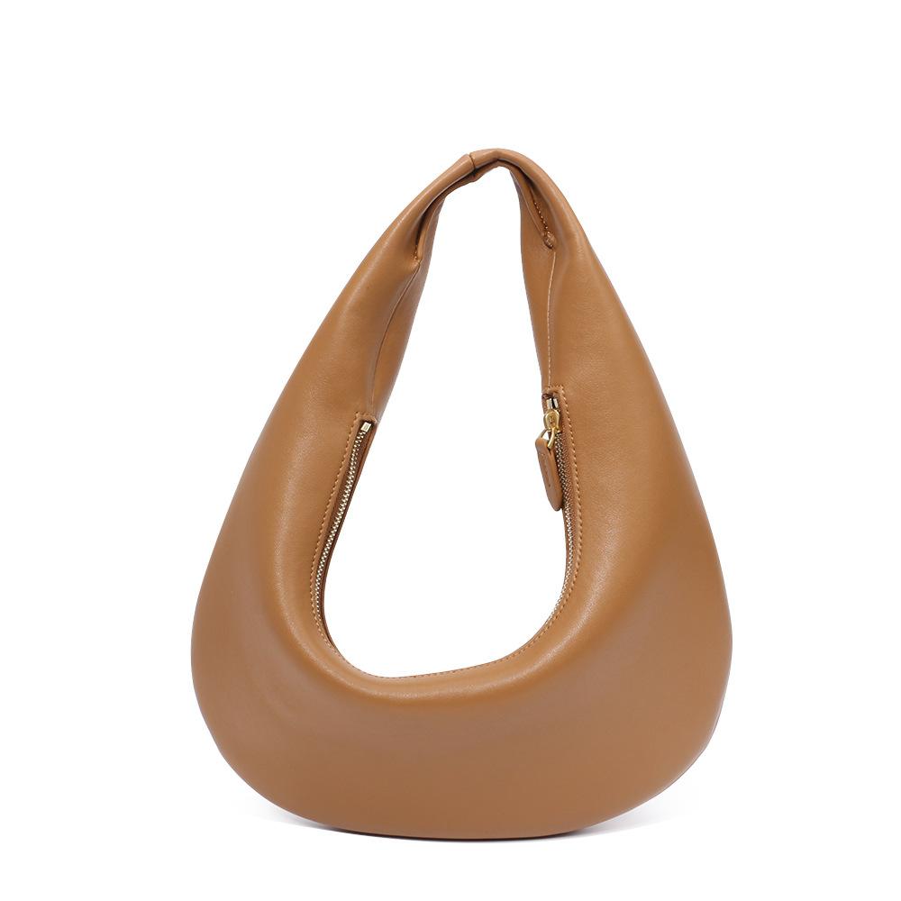 Crescent Bag Advanced Sense Hand Bag Retro Handbag Light Luxury Half Month Bag Simple Shoulder Underarm Bag