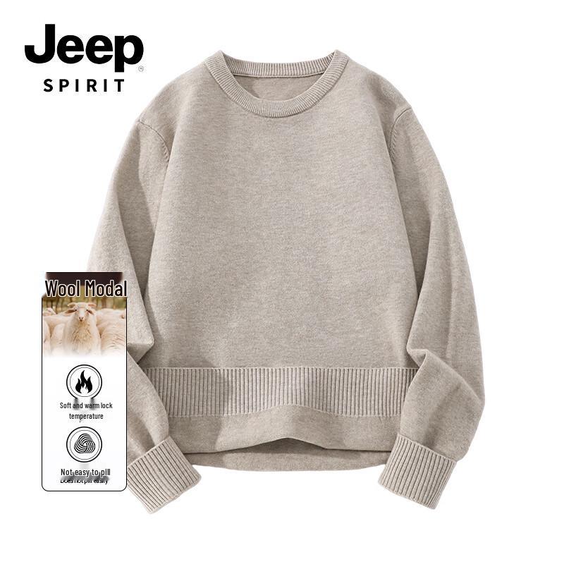 

JEEP SPIRIT Men s Winter Warm Wool Blend Pullover Sweater 2XL